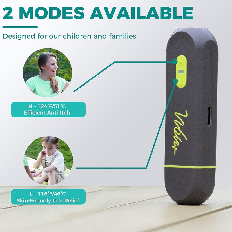 Vibis Insect Bite and Sting Relief, Electronic Bug Bite Itch Relief for Mosquito Bites, Fast Symptom Relief from Itching and Swelling, Chemical-Free Insect Bite Healer with Screwdriver - Image 3
